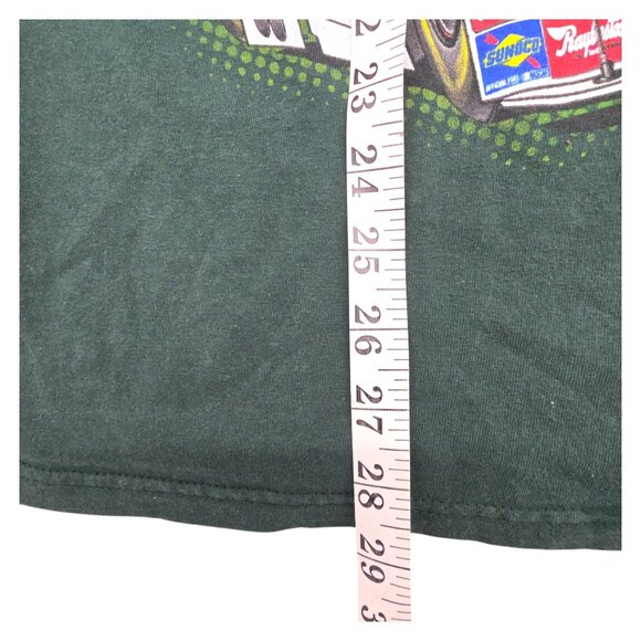 Dale Earnhardt Jr NASCAR AOP Graphic XL Chase Green Short Sleeve 100% Cotton Y2K - Picture 10 of 12
